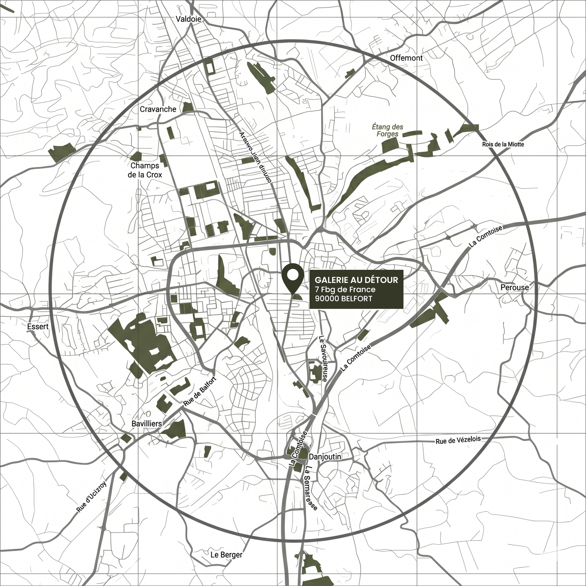 Belfort — zone de chalandise